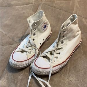 white high top converse